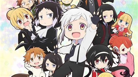 Crunchyroll Main Characters In Chibi Form All Gather In Bungo Stray