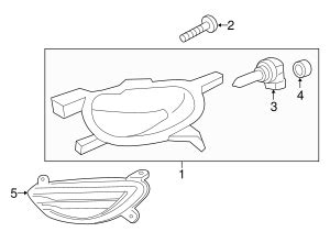 R Fog Lamp Assembly Kia Cadenza Kia Parts Store