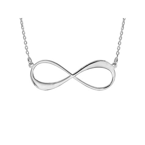 Collier Pr Nom Argent Infini Personnaliser Deux Pr Noms