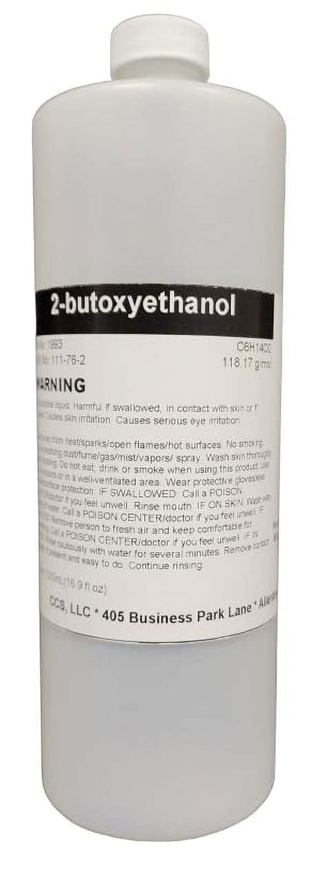 Butyl Cellosolve Butoxyethanol High Purity Ml Oz Walmart