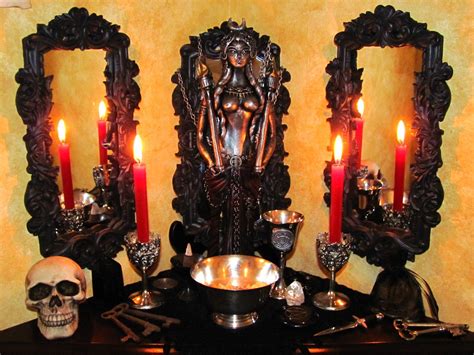 Hekate Altar Revamped Wiccan Altar Witches Altar Pagan Witch Witch Magic Sacred Space