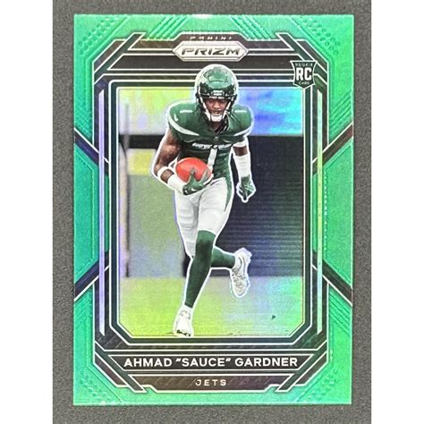 Ahmad Gardner Panini Prizm Prizms Green Rc Pristine Auction