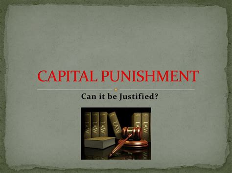 Ppt Capital Punishment Powerpoint Presentation Free Download Id