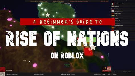 Roblox Rise Of Nations A Beginner S Guide Youtube