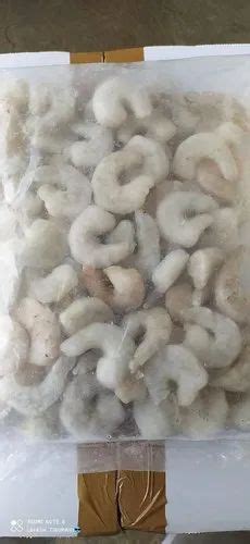 White Prawns Frozen Raw Pud Vannamei Shrimps For Restaurant 1kg At