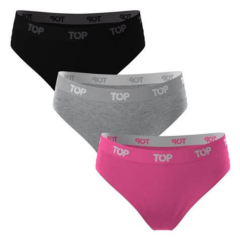 Top Calz N Bikini Ni A Algod N Pack C Top Falabella