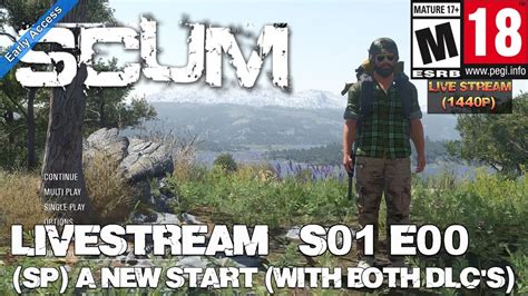 Scum Livestream Season 01 Episode 00 A New Start With Both DLC