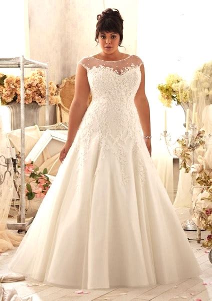 50 Beautiful Plus Size Wedding Gowns Pink Lover