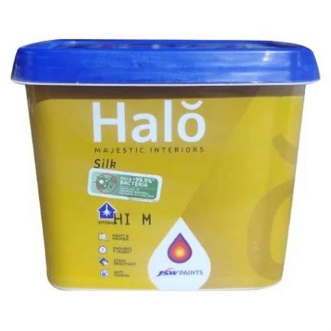 Jsw Halo Silk Majestic Interiors Paints Packaging Size L At Best