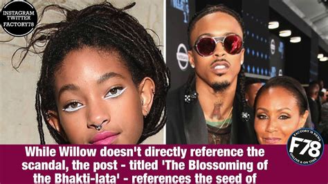 F78news Willow Smith Breaks Silence On Jada Pinkett Smith Affair