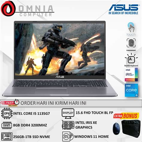 Jual Laptop Touchscreen Asus Vivobook R565ea Intel I5 1135g7 16gb 1tb Iris Xe 156 Fhd Win11