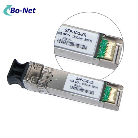 Single Mode Fiber Optic Sfp Transceiver Modules Sfp 10g Zr 1550nm 80km