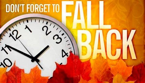 Fall Back! Change your clocks this weekend - ECB Publishing, Inc.