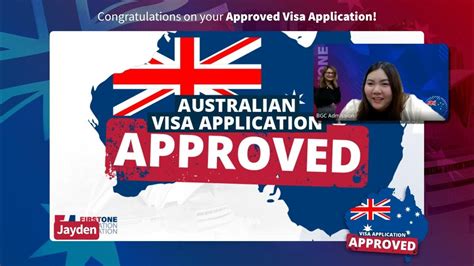 Australian Student Visa Grant Jayden Bugayong First One Education