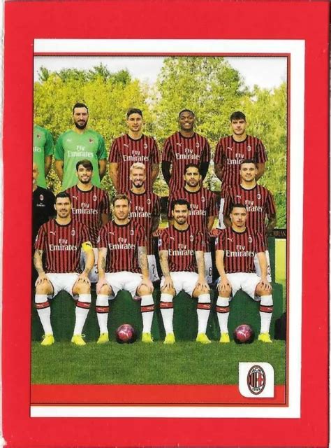 Calciatori Panini Figurine Stickers N Ac Milan Squadra