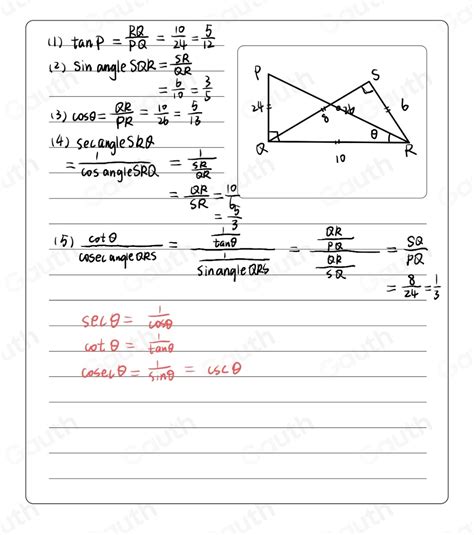 Solved Question 3 Triangle Pqr And Triangle Sqr Are Right Angled