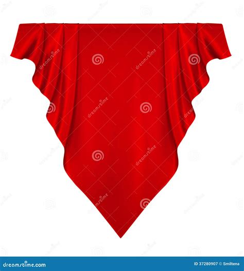 Red Silk Banner Stock Image Image Of Greeting Background 37280907