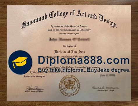 Make A Fake Savannah College Of Art And Design Degree Online