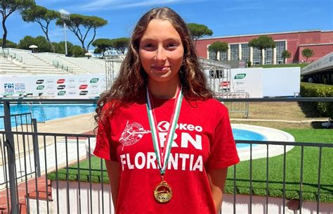 Emma Vittoria Giannelli Nuovo Record Italiano Sl Juniores Rari