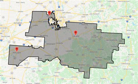 Ohio 15th Congressional District Map