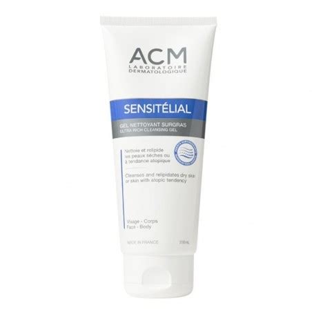 ACM SENSITELIAL GEL NETTOYANT SURGRAS 200ML ParaFam