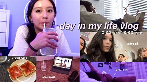 Day In My Life Vlog🎧 School Editing Activities Working Out And More