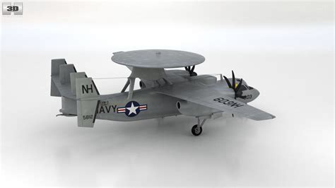 View Of Northrop Grumman E Hawkeye D Model Dmodels Store