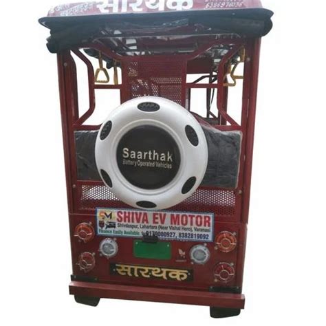 Saarthak Red Battery Operated Rickshaw At Rs 150999 Battery Operated