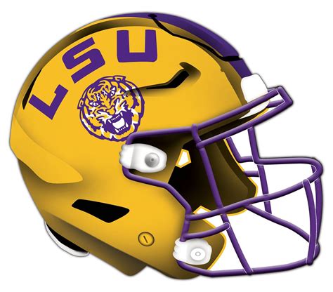 Lsu Tigers Helmet Wall Art Sign Wood Sign 24 Etsy