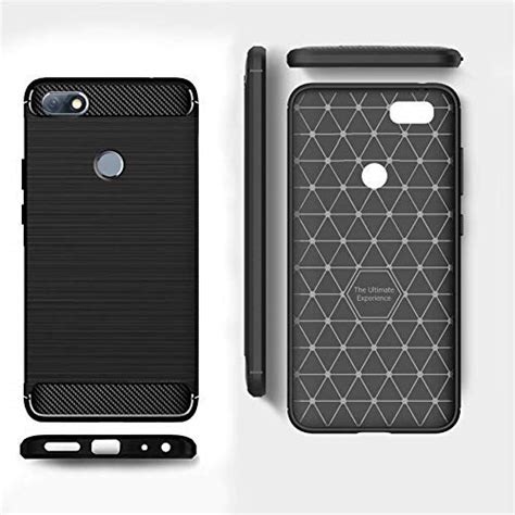 Infinix Note 5 Back Case Inktree® Rugged Armour Shock Proof Brushed Carbon Fibre Texture Phone