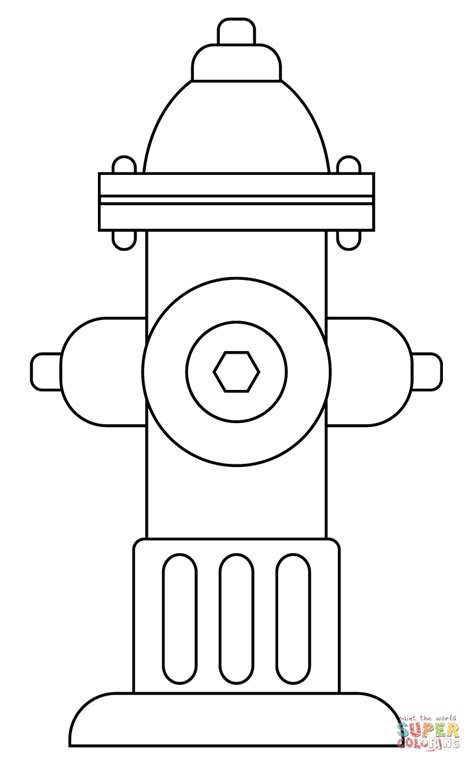 Fire Hydrant Coloring Page Free Printable Coloring Pages