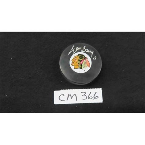 Denis Savard Signed Puck