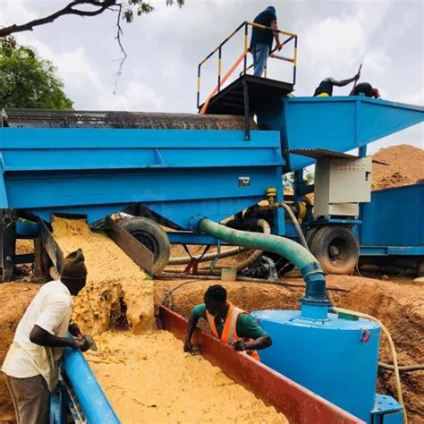 Alluvial Gold Washing Plant Gold Mining Panning Equipment Small Scale ...