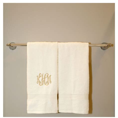 Monogrammed Luxury Hand Towel Bathroom Monogram