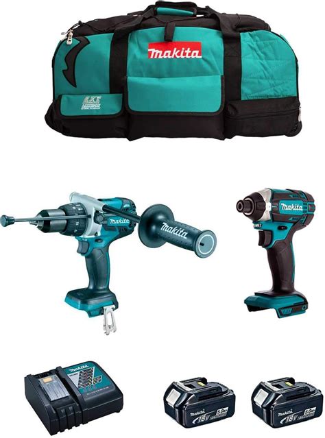 MAKITA Kit MK211 Taladro Percutor DHP481 Atornillador De Impacto