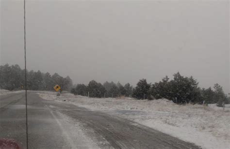 ¡precaución Cerradas Estas Carreteras Por Nevadas