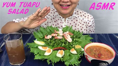 Asmr Winged Bean Salad ยำถั่วพู Eating Sounds Light Whispers Nana Eats Youtube