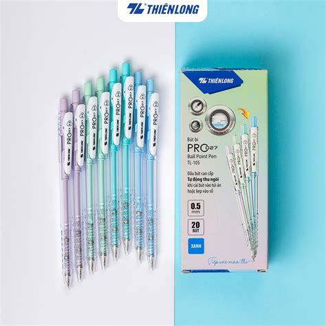 Bút bi màu pastel PRO 027 Thiên Long TL 105 Thiên Long Shop