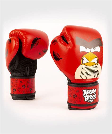 Venum Signature Kids Boxing Gloves Black Red | Minotaur Fight Store