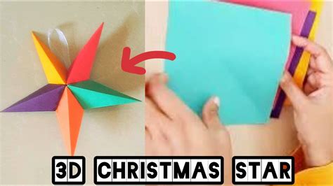 Christmas Star Making How To Make Christmas Star At Home Easy Paper