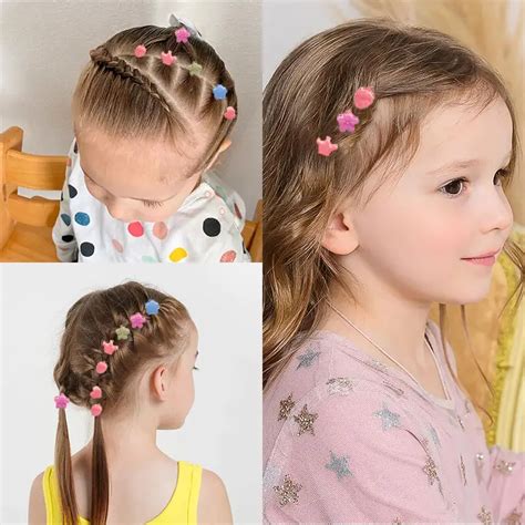 Bottle Girl Cute Flower Heart Crown Rabbit Mini Hair Claw Temu