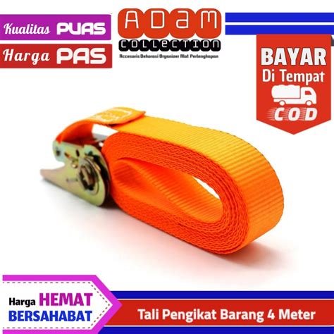 Jual Sabuk Tali Pengikat Ikat Barang Belanjaan Cargo Belt Meter