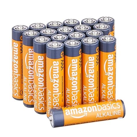 Amazon Basics 20 Pack Aaa Alkaline Batteries 1 5 Volt Long Lasting Power Health