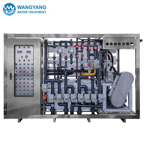 M D Double Stage Reverse Osmosis Seawater Desalination System With