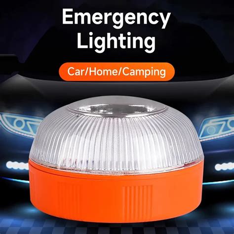 Luz Led De Emergencia Para Coche Linterna De Inducci N Magn Tica L