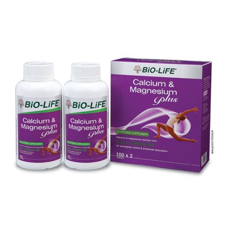 Bio Life Calcium Magnesium Plus X S Shopee Malaysia