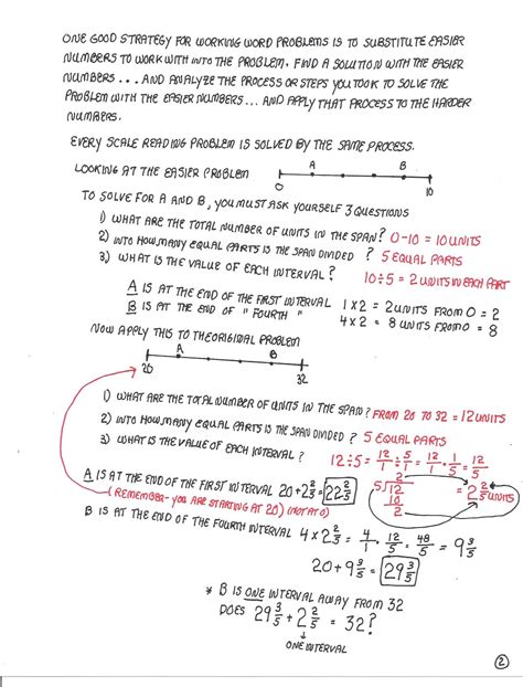 Scale Word Problems