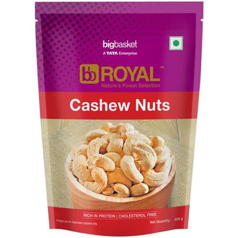 Buy Bb Royal Cashewkaju Whole Medium W240 500 Gm Online At Best Price