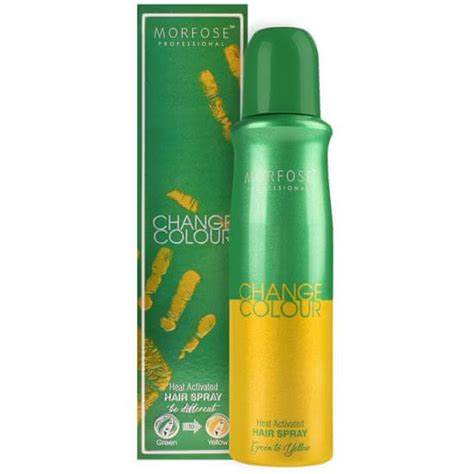 Morfose Colour Spray Green to Yellow - barvicí sprej na vlasy, 150ml ...