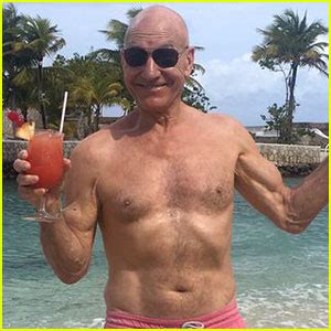 Patrick Stewart Goes Shirtless Still Looks Very Fit At 75 Patrick